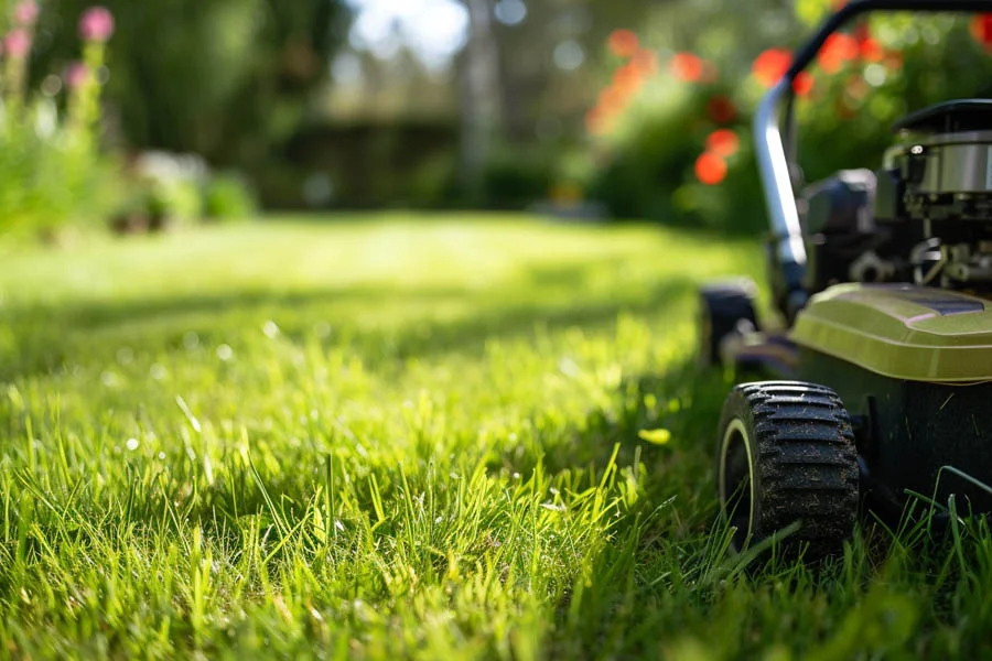 battery electric lawn mower