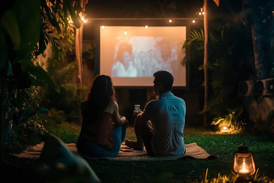 affordable outdoor projectors